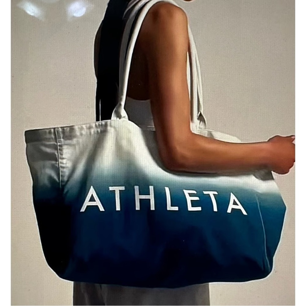 Athleta Blue Gradient Tote NWOT